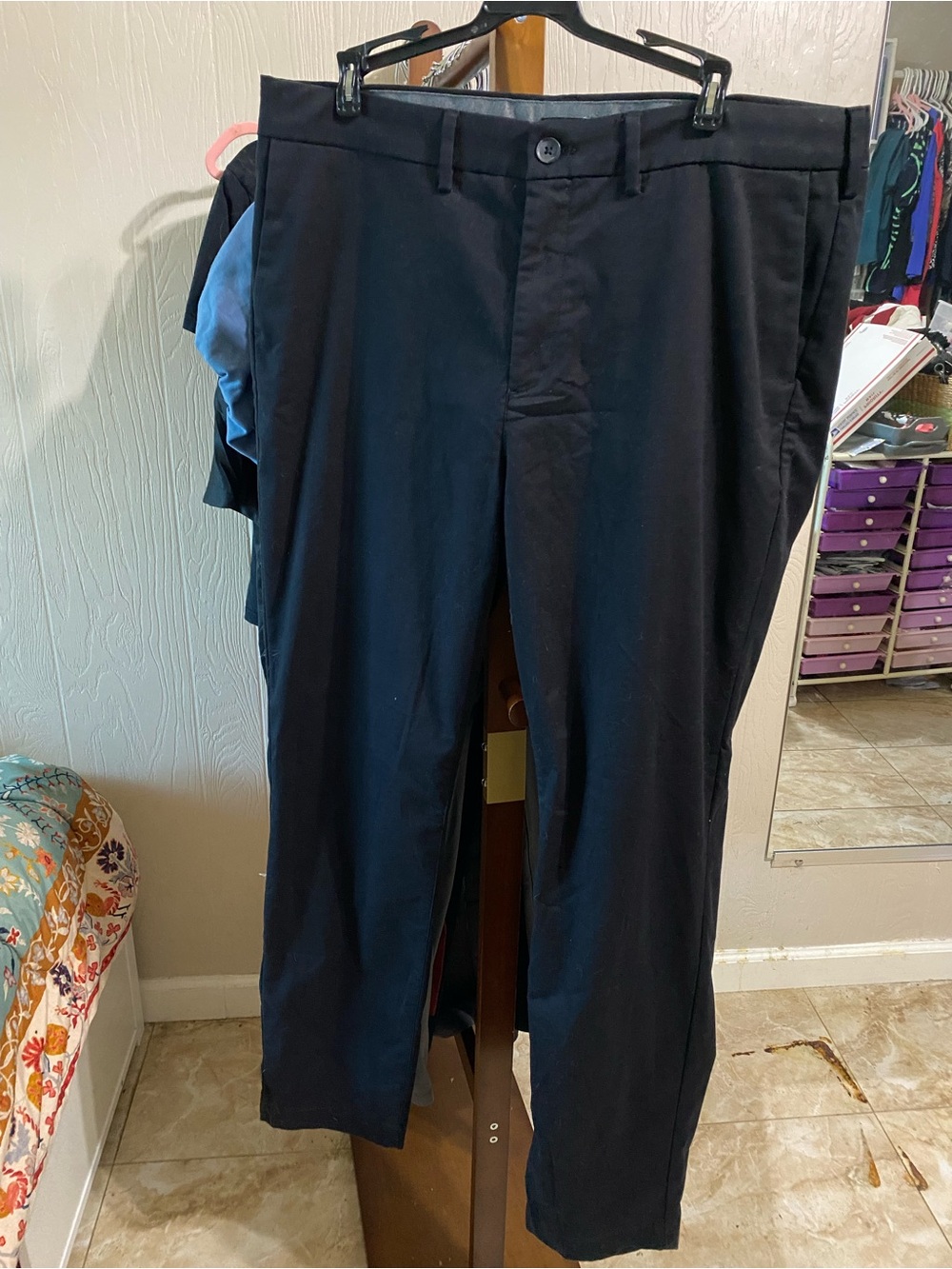 Men's Classic Navy Chino Pants